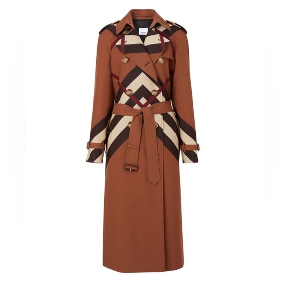 Burberry Jackets & Blazers - Burberry Chevron Check Waterloo Trench Coat, Brand Size 6 ( US Size 4 )